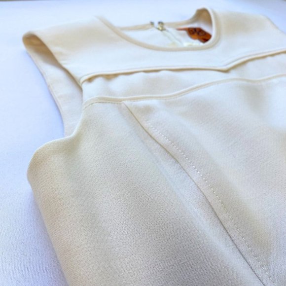 Tory Burch Cream Midi Dress - Picture 8 of 9